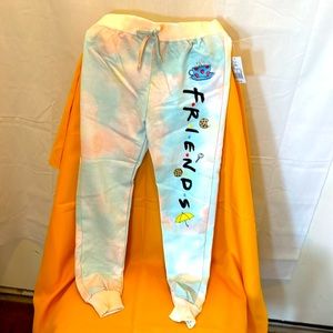 Girls Tye Die Friends joggers